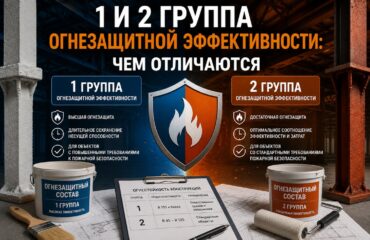 1 и 2 группа огнезащитной эффективности 1 и 2 группа огнезащитной эффективности — чем отличаются